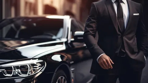 Chauffeur im Executive-Fahrservice
